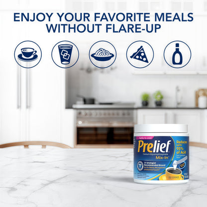 Prelief Powder Jar with Serving Scoop 100 Servings